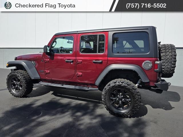 used 2022 Jeep Wrangler Unlimited car, priced at $31,881