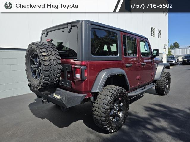 used 2022 Jeep Wrangler Unlimited car, priced at $31,881
