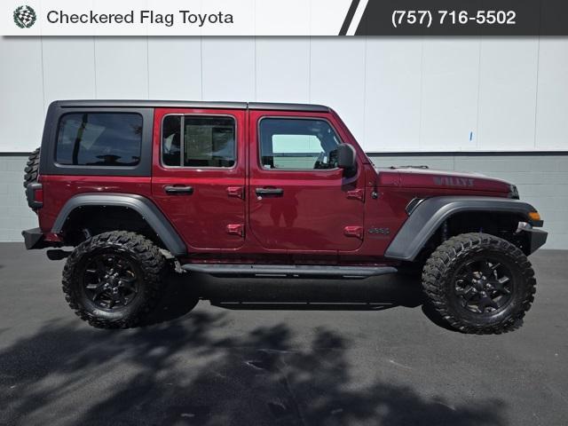 used 2022 Jeep Wrangler Unlimited car, priced at $31,881