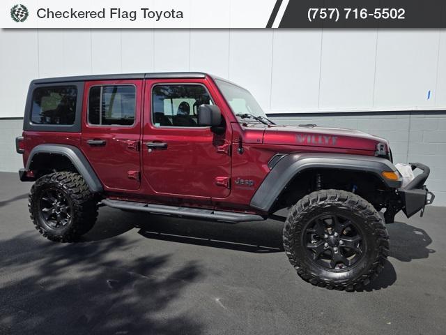used 2022 Jeep Wrangler Unlimited car, priced at $31,881