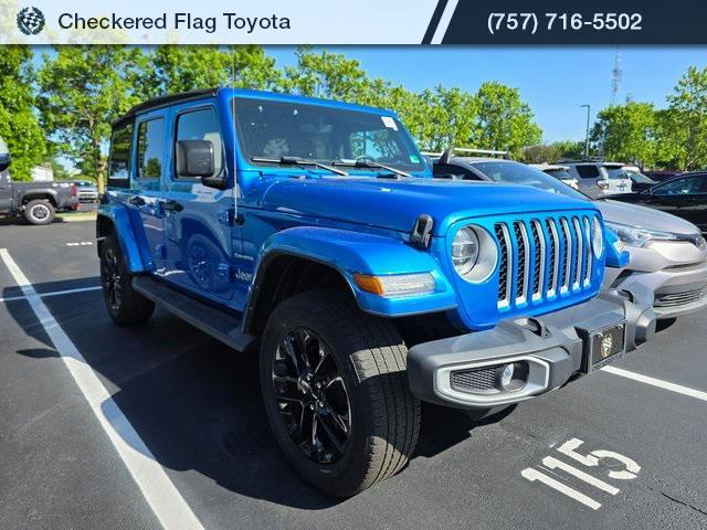 used 2021 Jeep Wrangler Unlimited 4xe car, priced at $31,490