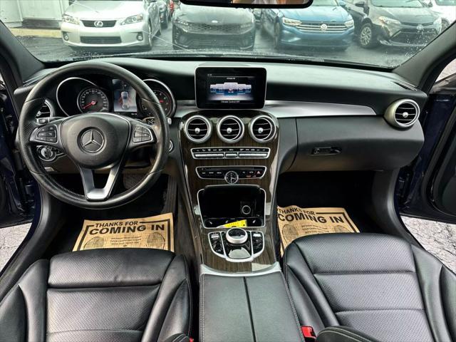 used 2018 Mercedes-Benz C-Class car, priced at $13,999