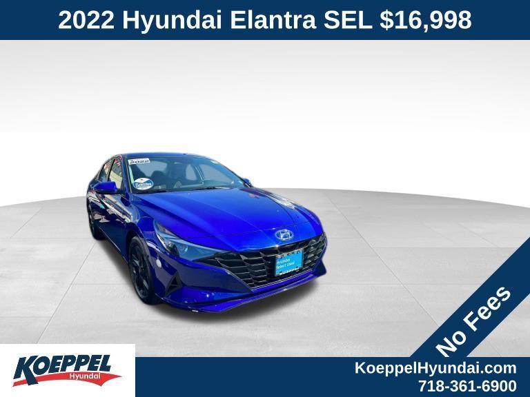 used 2022 Hyundai Elantra car, priced at $16,998