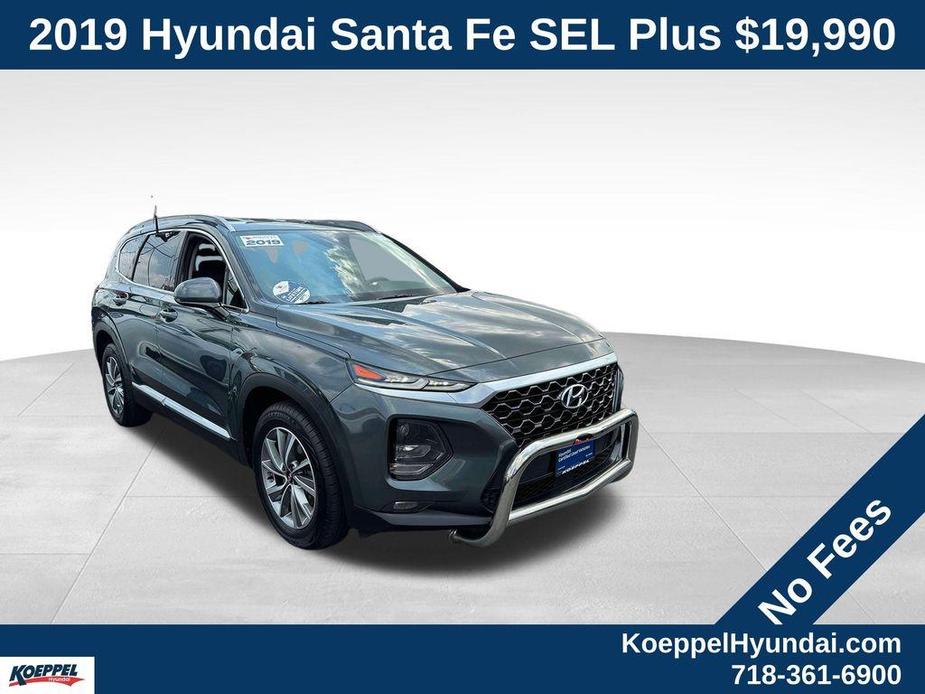 used 2019 Hyundai Santa Fe car, priced at $19,990