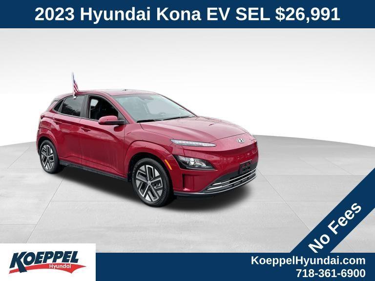 used 2023 Hyundai Kona EV car, priced at $26,991