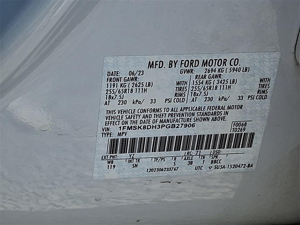 used 2023 Ford Explorer car, priced at $30,000