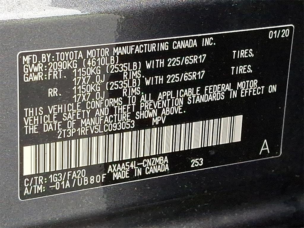 used 2020 Toyota RAV4 car, priced at $28,860