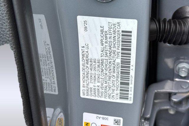 new 2025 Honda Accord Hybrid car, priced at $38,461