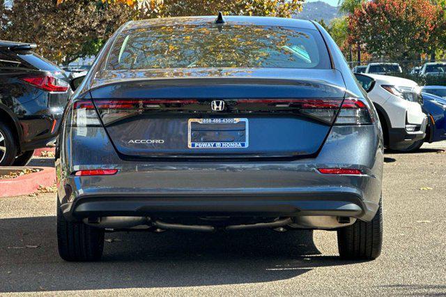 new 2025 Honda Accord car, priced at $31,655