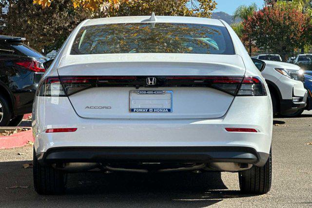 new 2025 Honda Accord car, priced at $29,845