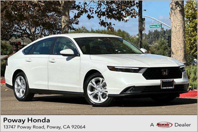 new 2025 Honda Accord car, priced at $29,845