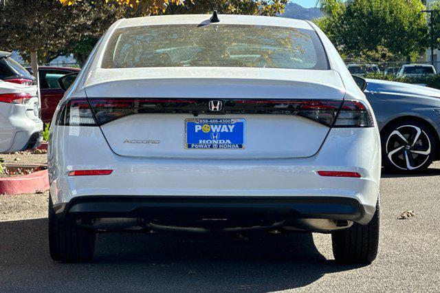 new 2025 Honda Accord car, priced at $32,165