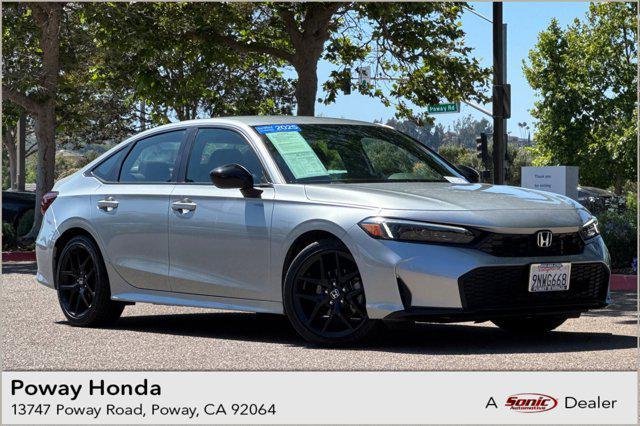 used 2025 Honda Civic car, priced at $25,998