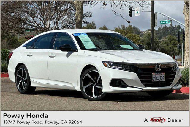 used 2022 Honda Accord car, priced at $25,999