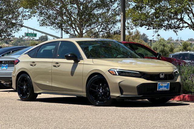 new 2025 Honda Civic car, priced at $29,055