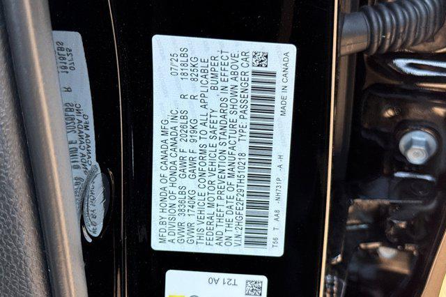 new 2026 Honda Civic car, priced at $25,745