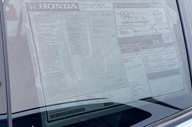 new 2025 Honda Prologue car, priced at $53,605