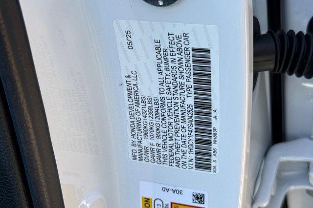 new 2025 Honda Accord car, priced at $31,152