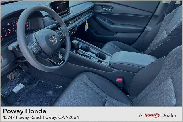 new 2025 Honda Accord car, priced at $30,391