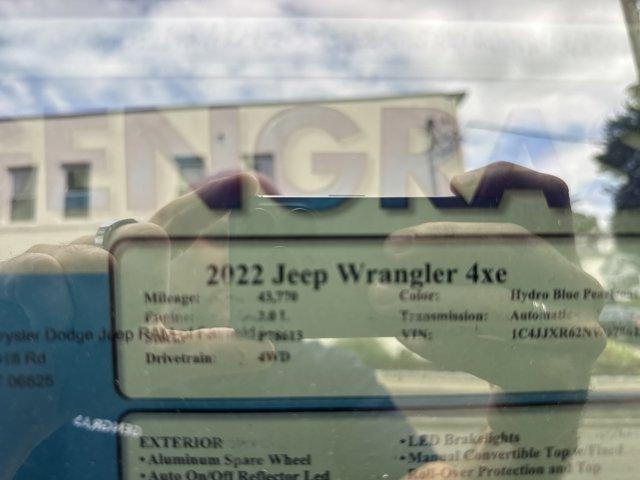 used 2022 Jeep Wrangler Unlimited 4xe car, priced at $35,702