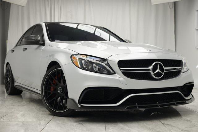 used 2017 Mercedes-Benz AMG C 63 car, priced at $43,400