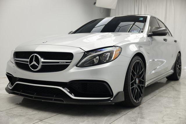 used 2017 Mercedes-Benz AMG C 63 car, priced at $43,400