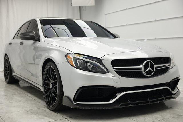 used 2017 Mercedes-Benz AMG C 63 car, priced at $43,400