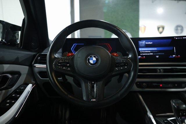 used 2023 BMW M3 car, priced at $77,995