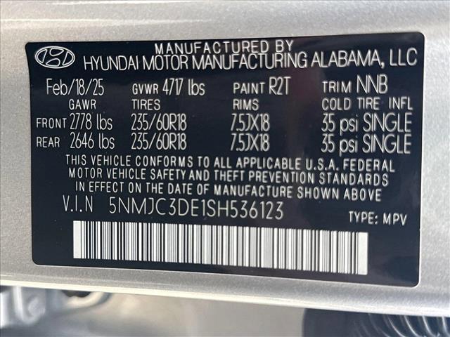 new 2025 Hyundai Tucson car, priced at $34,495