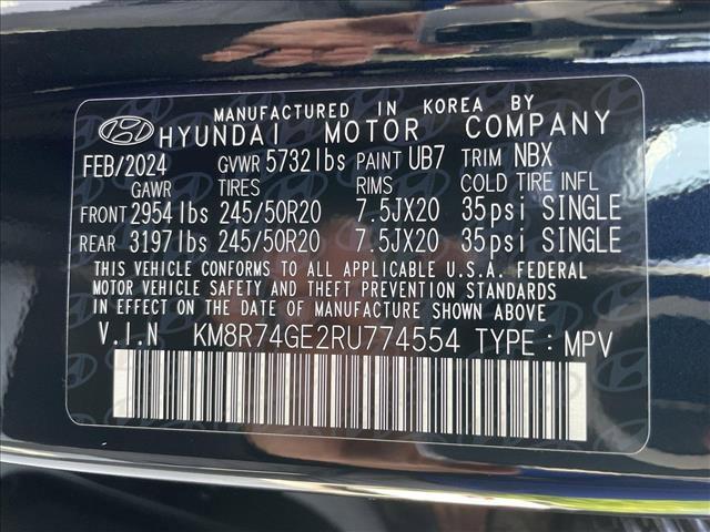 new 2024 Hyundai Palisade car, priced at $50,929