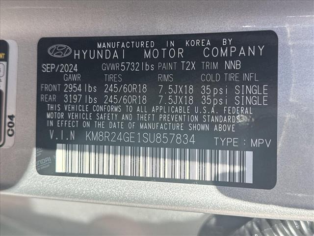 new 2025 Hyundai Palisade car, priced at $41,870