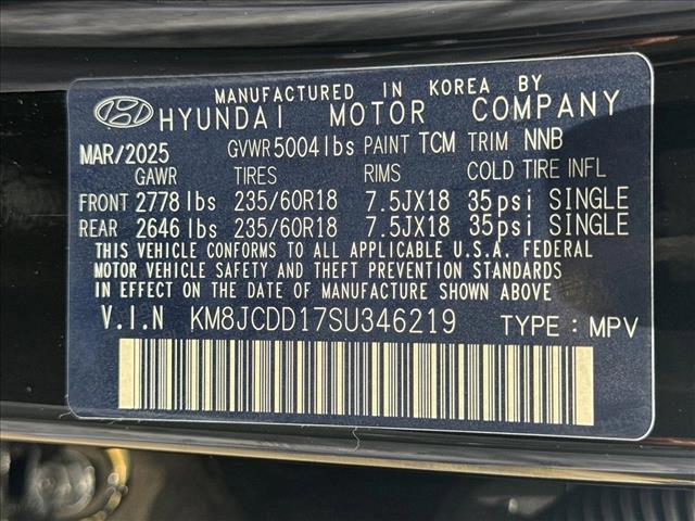 new 2025 Hyundai TUCSON Hybrid car, priced at $37,874