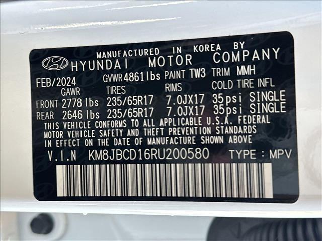 new 2024 Hyundai Tucson Hybrid car, priced at $34,105