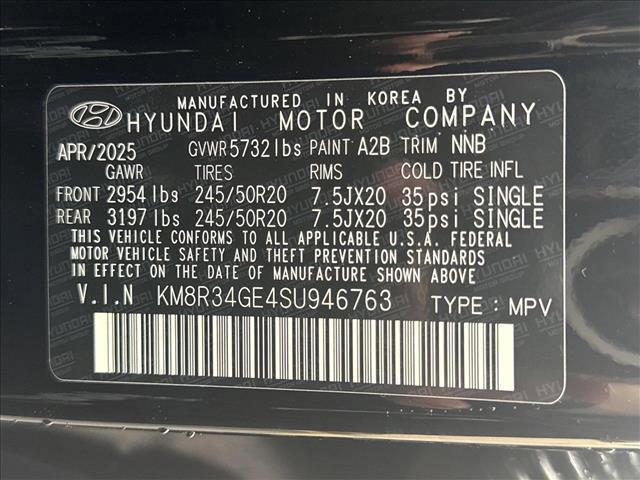 new 2025 Hyundai Palisade car, priced at $42,899