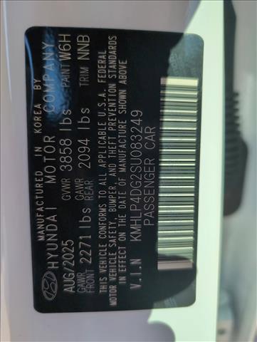 new 2025 Hyundai Elantra car, priced at $26,799