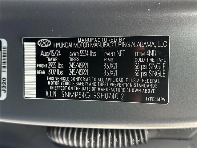new 2025 Hyundai Santa Fe car, priced at $47,219