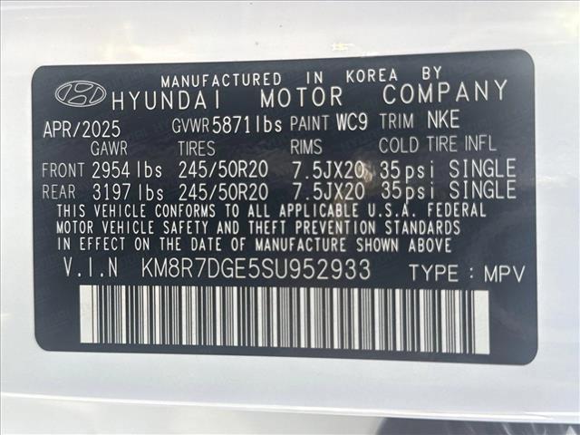 new 2025 Hyundai Palisade car, priced at $55,653