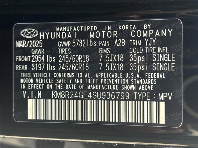 new 2025 Hyundai Palisade car, priced at $41,001
