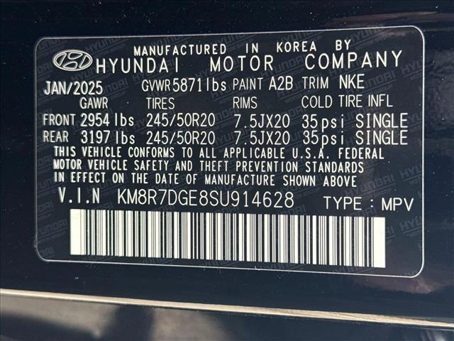 new 2025 Hyundai Palisade car, priced at $52,999