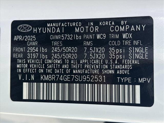 new 2025 Hyundai Palisade car, priced at $53,695