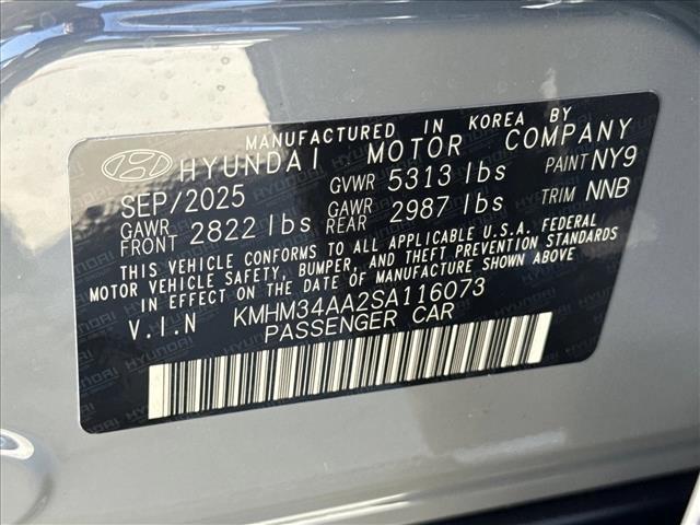 new 2025 Hyundai IONIQ 6 car, priced at $47,297