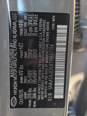 new 2026 Hyundai Tucson car, priced at $31,555