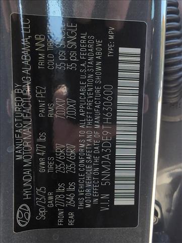 new 2026 Hyundai Tucson car, priced at $31,825