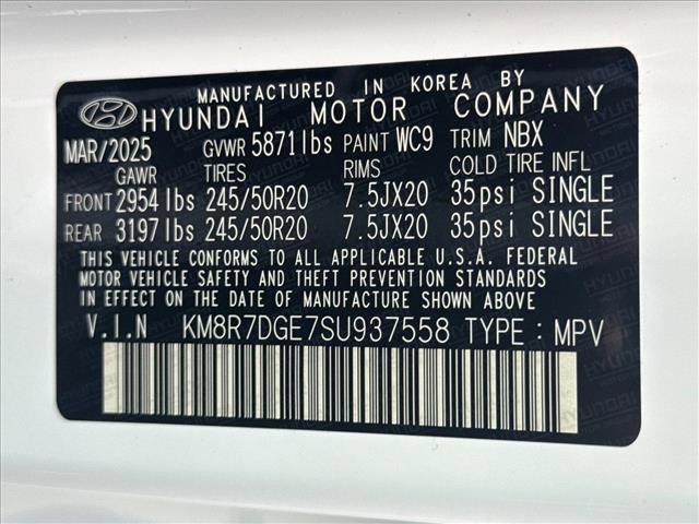 new 2025 Hyundai Palisade car, priced at $53,498
