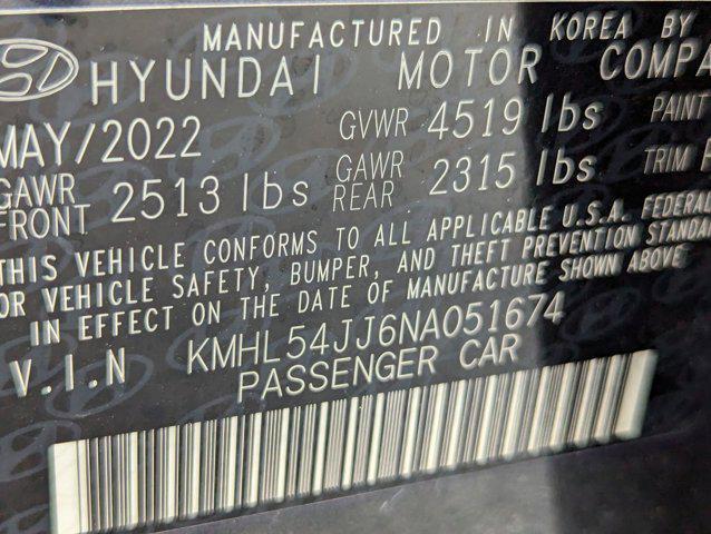 used 2022 Hyundai Sonata Hybrid car, priced at $23,626