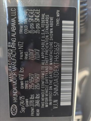 new 2026 Hyundai Tucson car, priced at $30,896