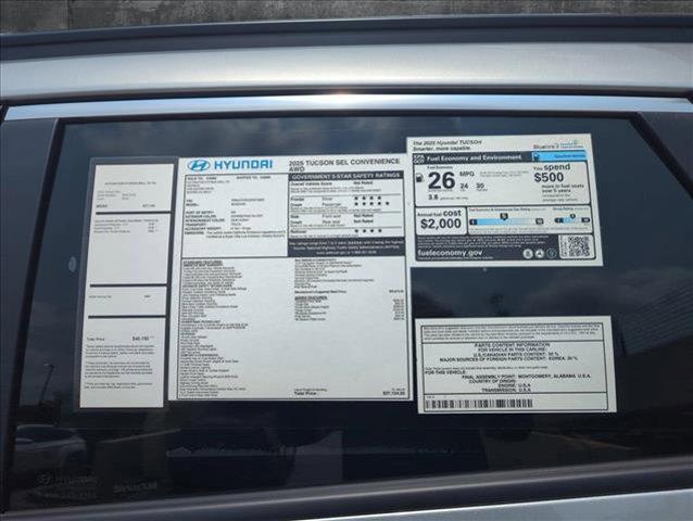 new 2025 Hyundai Tucson car, priced at $36,149