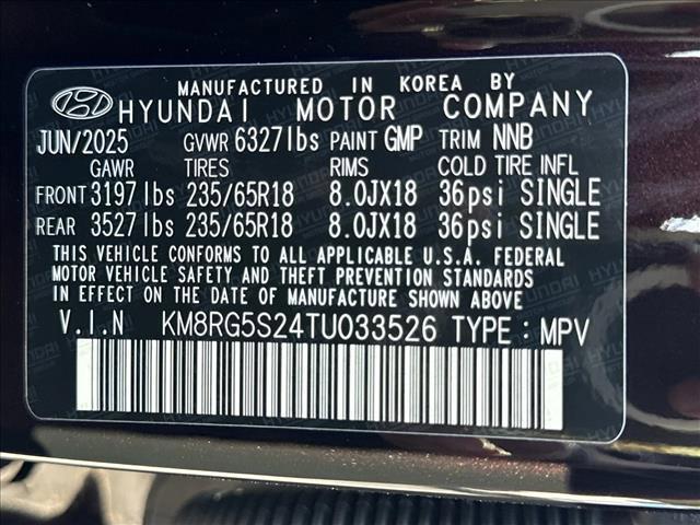 new 2026 Hyundai Palisade car, priced at $43,729
