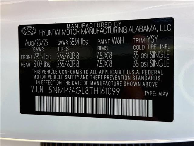 new 2026 Hyundai Santa Fe car, priced at $39,132