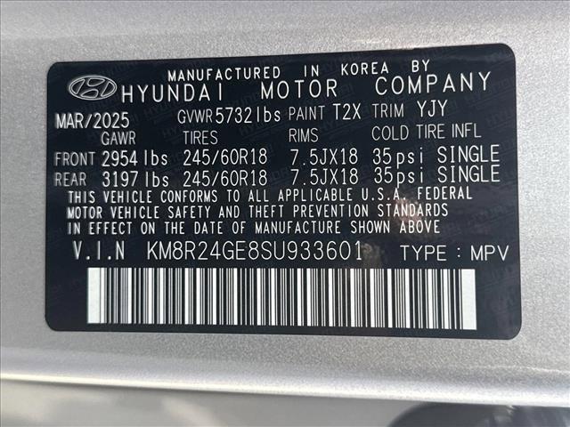 new 2025 Hyundai Palisade car, priced at $41,001